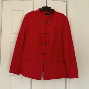 Talbots knit military style blazer. 18W.